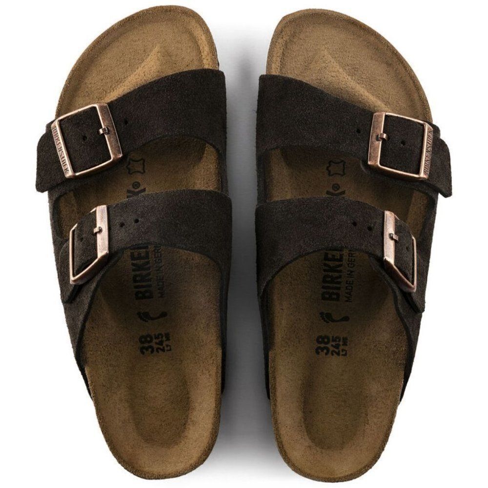 Birkenstocks arizona  suede leather mocha Size 42 regular wide - Picture 9 of 10